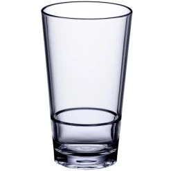 Alternative view of Choice 16 Oz. SAN Plastic Stackable Mixing / Pint Glass - 24/Case