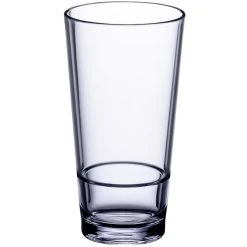 Choice 20 Oz. SAN Plastic Stackable Cooler Glass - 24/Case 5 Choice 20 Oz. SAN Plastic Stackable Cooler Glass - 24/Case -Acopa shop 2267676