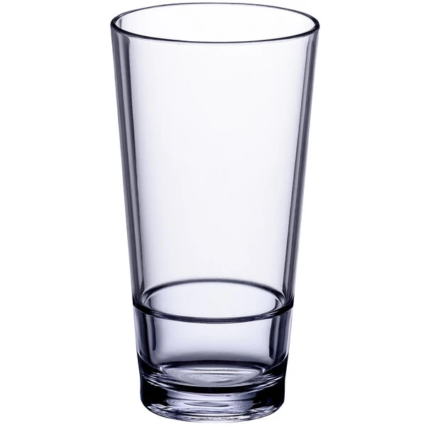 Choice 20 Oz. SAN Plastic Stackable Cooler Glass - 24/Case 2 Choice 20 Oz. SAN Plastic Stackable Cooler Glass - 24/Case - Image 2