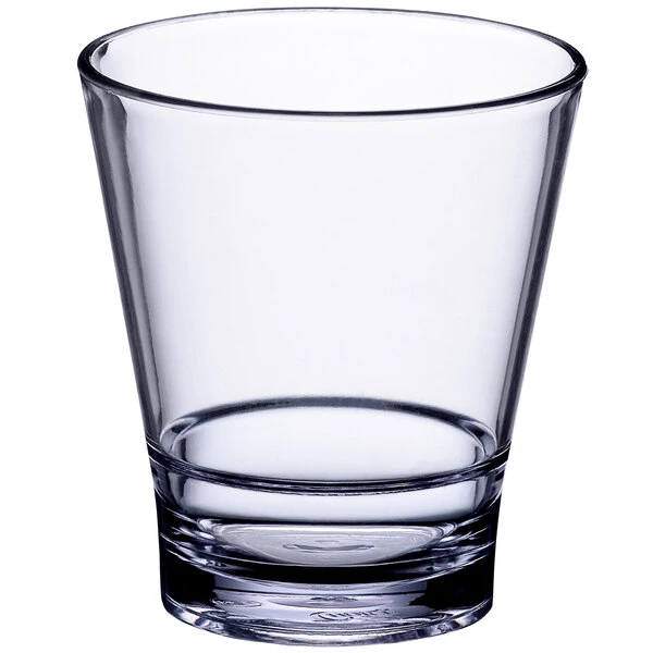 Choice 12 Oz. SAN Plastic Stackable Double Rocks / Old Fashioned Glass - 24/Case 2 Choice 12 Oz. SAN Plastic Stackable Double Rocks / Old Fashioned Glass - 24/Case - Image 2