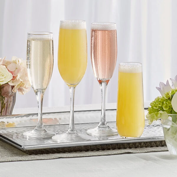 Libbey 3796 Embassy 6 Oz. Tall Flute Glass - 12/Case 3 Libbey 3796 Embassy 6 Oz. Tall Flute Glass - 12/Case - Image 3
