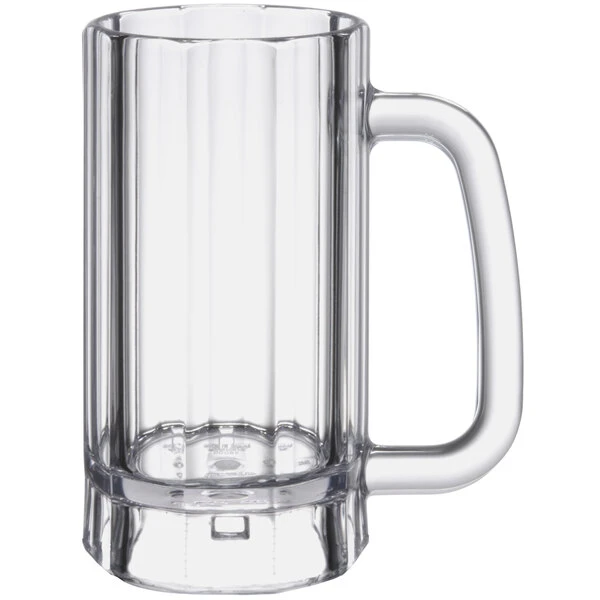 GET Enterprises GET 00086-1-SAN-CL 16 Oz. Customizable SAN Plastic Beer Mug - 24/Case 2 GET Enterprises GET 00086-1-SAN-CL 16 Oz. Customizable SAN Plastic Beer Mug - 24/Case - Image 2
