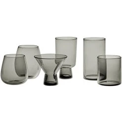 Acopa Pangea 6 Oz. Gray Martini Glass - 12/Case -Acopa shop 2297603