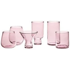 Acopa Pangea 16 Oz. Mauve Beverage Glass - 12/Case -Acopa shop 2299182