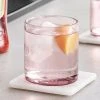 Acopa Pangea 10 Oz. Mauve Rocks / Old Fashioned Glass - 12/Case
