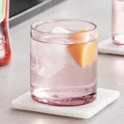 Acopa Pangea 10 Oz. Mauve Rocks / Old Fashioned Glass - 12/Case