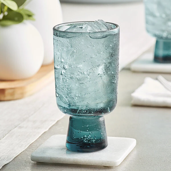 Acopa Pangea 12 Oz. Blue Goblet - 12/Case 1 Acopa Pangea 12 Oz. Blue Goblet - 12/Case