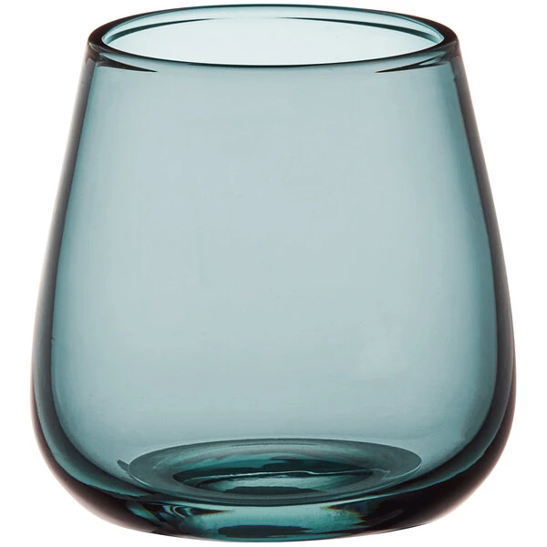 Acopa Pangea 13 Oz. Blue Stemless Wine Glass - 12/Case - Image 2