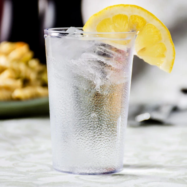 Carlisle 550107 Stackable 5 Oz. Clear SAN Plastic Tumbler - 72/Case 1 Carlisle 550107 Stackable 5 Oz. Clear SAN Plastic Tumbler - 72/Case