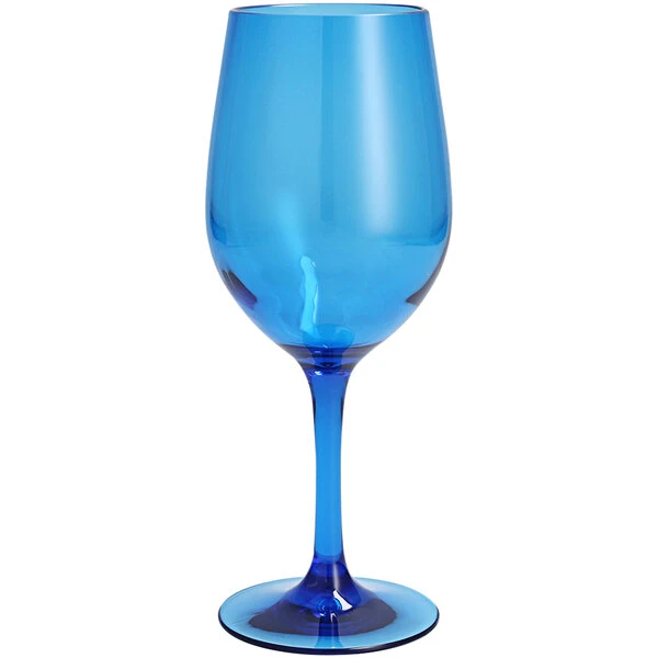Fortessa Tableware Solutions Fortessa Outside 12 Oz. Blue Tritan Plastic White Wine Glass - 24/Case 1 Fortessa Tableware Solutions Fortessa Outside 12 Oz. Blue Tritan Plastic White Wine Glass - 24/Case