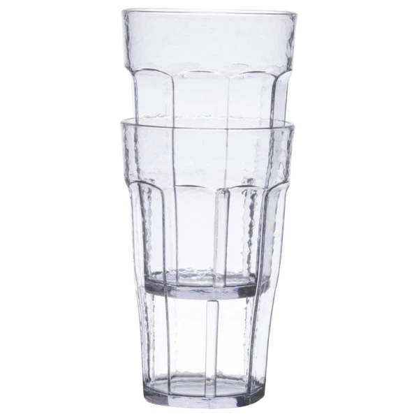 Cambro LT12152 Laguna 12 Oz. Clear Customizable SAN Plastic Tumbler - 36/Case 3 Cambro LT12152 Laguna 12 Oz. Clear Customizable SAN Plastic Tumbler - 36/Case - Image 3