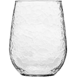 Libbey 17 Oz. Molten Hammered Stemless Wine Glass - 12/Case