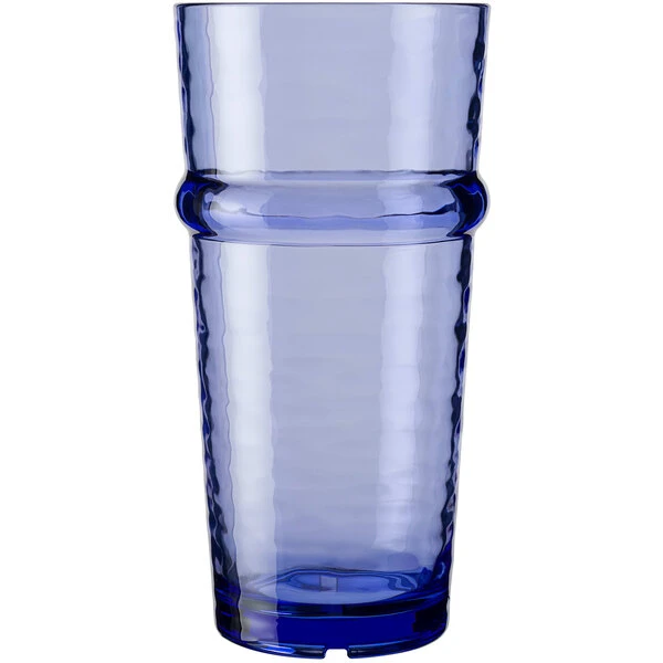 Libbey Infinium Wake 16 Oz. Tidal Blue Tritan Plastic Stackable Cooler Glass - 12/Case 1 Libbey Infinium Wake 16 Oz. Tidal Blue Tritan Plastic Stackable Cooler Glass - 12/Case