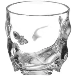 GET Enterprises GET SW-1440-1-CL L7 12 Oz. SAN Plastic Stackable Double Rocks / Old Fashioned Glass - 24/Case -Acopa shop 2350795