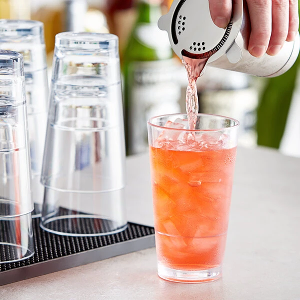 Acopa Endure 16 Oz. TRITAN® Plastic Mixing / Pint Glass - 12/Pack - Image 3