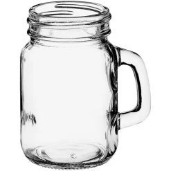 Acopa Rustic Charm 4.75 Oz. Mini Mason Jar With Handle - 4/Pack 4 Acopa Rustic Charm 4.75 Oz. Mini Mason Jar With Handle - 4/Pack -Acopa shop 2434901