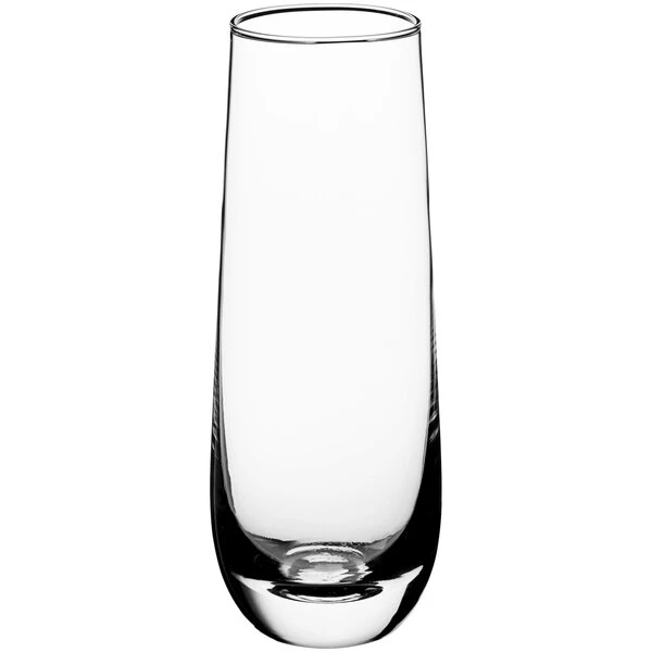 Acopa 10 Oz. Stemless Flute Glass - 12/Case - Image 2