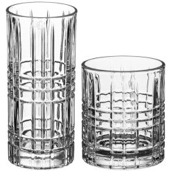 Alternative view of Acopa Madras Rocks / Old Fashioned And Highball Glass Set - 24/Set