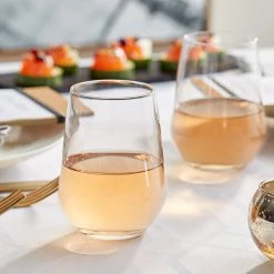 Acopa Radiance 12 Oz. Tall Stemless Wine Glass - 12/Case