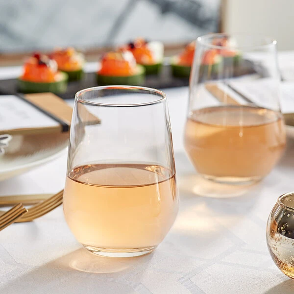 Acopa Radiance 12 Oz. Tall Stemless Wine Glass - 12/Case 1 Acopa Radiance 12 Oz. Tall Stemless Wine Glass - 12/Case