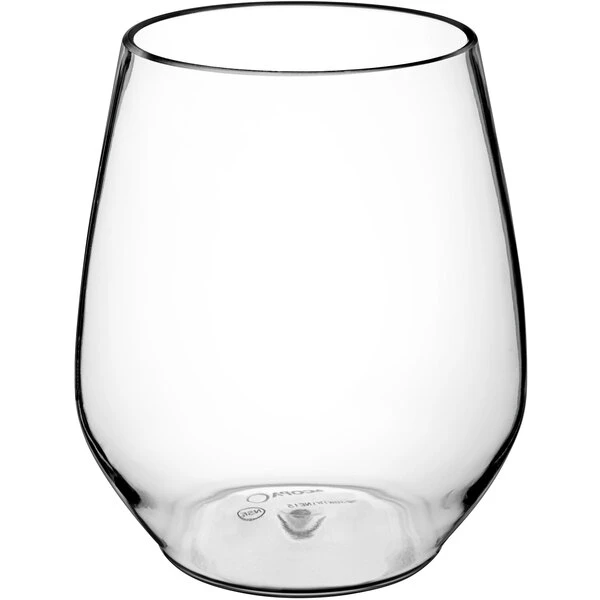 Acopa Endure 15 Oz. TRITAN® Plastic Stemless Wine Glass - 12/Pack - Image 2