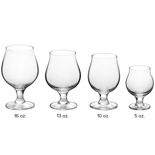 Acopa 5 Oz. Belgian Beer Tasting Glass - 4/Pack 3 Acopa 5 Oz. Belgian Beer Tasting Glass - 4/Pack - Image 3