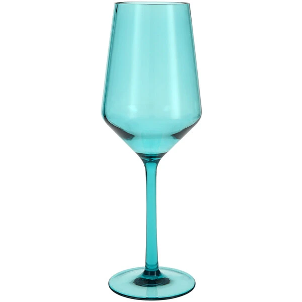 Fortessa Tableware Solutions Fortessa Sole 13 Oz. Aqua Sky Tritan Plastic White Wine Glass - 12/Case