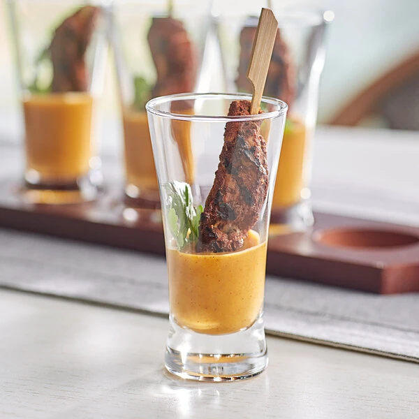 Acopa 5.5 Oz. Flared Pilsner Beer Tasting Glass - 4/Pack - Image 3