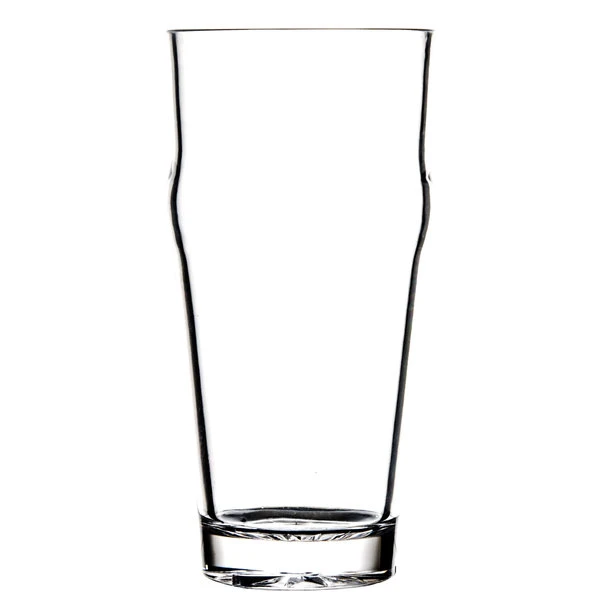 Thunder Group PLTHEP016C 16 Oz. Plastic English Pub / Nonic Glass 2 Thunder Group PLTHEP016C 16 Oz. Plastic English Pub / Nonic Glass - Image 2