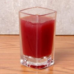 Thunder Group PLTHSG130SC 3 Oz. Plastic Square Shooter / Dessert Shot Glass