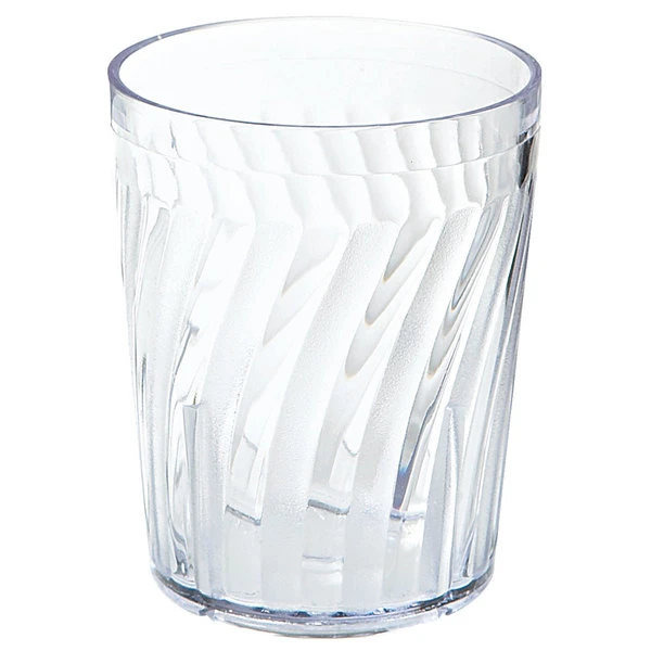 GET Enterprises GET 2206-1-CL Tahiti 6 Oz. Clear Customizable SAN Plastic Tumbler - 72/Case 1 GET Enterprises GET 2206-1-CL Tahiti 6 Oz. Clear Customizable SAN Plastic Tumbler - 72/Case