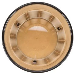 Alternative view of Cambro NT9153 Newport 9.3 Oz. Amber Customizable SAN Plastic Tumbler - 36/Case
