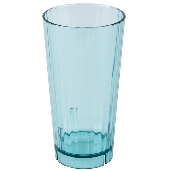 Cambro HT22CW196 Camwear Huntington 22 Oz. Azure Blue Customizable Polycarbonate Tumbler - 36/Case 2 Cambro HT22CW196 Camwear Huntington 22 Oz. Azure Blue Customizable Polycarbonate Tumbler - 36/Case - Image 2