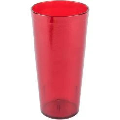 Alternative view of Carlisle 522410 Stackable 24 Oz. Ruby SAN Plastic Tumbler - 72/Case