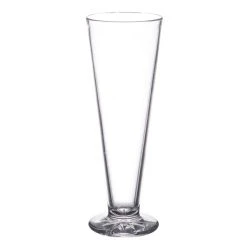 Thunder Group PLTHPS013C 13 Oz. Plastic Footed Pilsner Glass -Acopa shop 382629