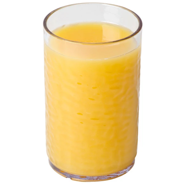 Carlisle 550807 Pebble Optic 8 Oz. Clear SAN Plastic Tumbler - 24/Case 2 Carlisle 550807 Pebble Optic 8 Oz. Clear SAN Plastic Tumbler - 24/Case - Image 2