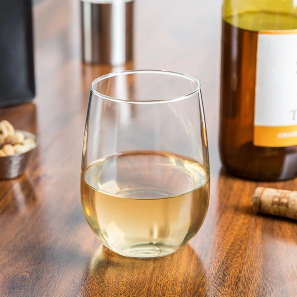 Libbey 221 Customizable 17 Oz. Stemless White Wine Glass - 12/Case 1 Libbey 221 Customizable 17 Oz. Stemless White Wine Glass - 12/Case