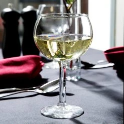 Libbey 8415 Citation Gourmet 13.75 Oz. Customizable Round Wine Glass - 12/Case -Acopa shop 553849