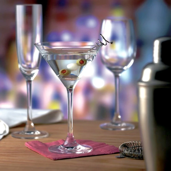 Stolzle 3810025T New York 8.75 Oz. Martini Glass - 6/Pack 4 Stolzle 3810025T New York 8.75 Oz. Martini Glass - 6/Pack - Image 4