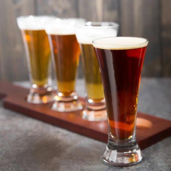 Libbey 1241HT Flare 4.75 Oz. Pilsner Beer Tasting Glass - 4/Pack 1 Libbey 1241HT Flare 4.75 Oz. Pilsner Beer Tasting Glass - 4/Pack