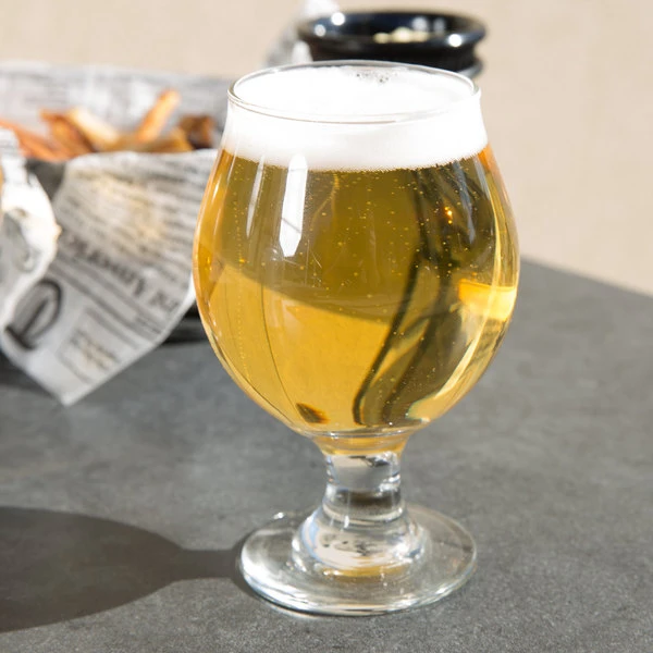 Libbey 3807 13 Oz. Customizable Belgian Beer / Tulip Glass - 12/Case 1 Libbey 3807 13 Oz. Customizable Belgian Beer / Tulip Glass - 12/Case