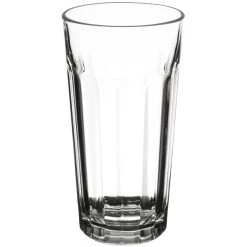 Libbey 15645 24 Oz. Rim Tempered Jumbo Paneled Cooler Glass - 12/Case 3 Libbey 15645 24 Oz. Rim Tempered Jumbo Paneled Cooler Glass - 12/Case -Acopa shop 731729