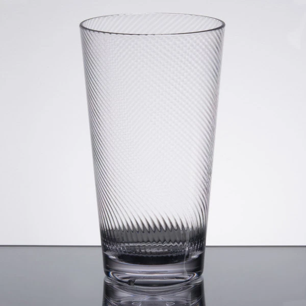 GET Enterprises GET 4420-CL Luxury 20 Oz. Clear Customizable Tritan Plastic Tumbler - 24/Case 2 GET Enterprises GET 4420-CL Luxury 20 Oz. Clear Customizable Tritan Plastic Tumbler - 24/Case - Image 2