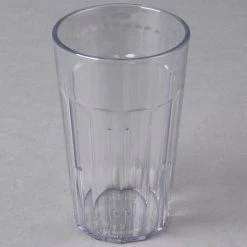 Cambro NT10152 Newport 10 Oz. Clear Customizable SAN Plastic Tumbler - 36/Case -Acopa shop 753064