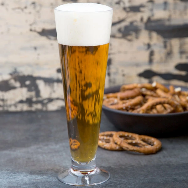 GET Enterprises GET SW-1466-CL 16 Oz. Customizable Tritan Plastic Footed Pilsner Glass - 24/Case 1 GET Enterprises GET SW-1466-CL 16 Oz. Customizable Tritan Plastic Footed Pilsner Glass - 24/Case