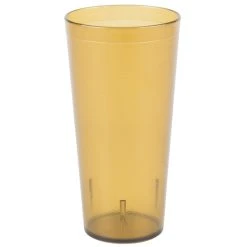 Alternative view of Carlisle 522413 Stackable 24 Oz. Amber SAN Plastic Tumbler - 72/Case