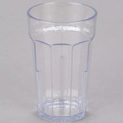 Cambro LT8152 Laguna 8 Oz. Clear Customizable SAN Plastic Tumbler - 36/Case -Acopa shop 769628