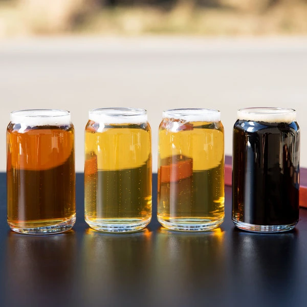 Libbey 265 5 Oz. Glass Can Tasting Glass - 4/Pack 1 Libbey 265 5 Oz. Glass Can Tasting Glass - 4/Pack
