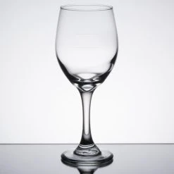Libbey 3011-1178N Perception 14 Oz. Wine Goblet With Pour Lines - 24/Case -Acopa shop 793599