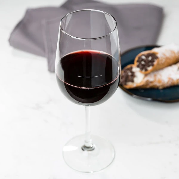 Libbey 7510-1178N Vina 16 Oz. Tall Wine Glass With Pour Lines - 12/Case 1 Libbey 7510-1178N Vina 16 Oz. Tall Wine Glass With Pour Lines - 12/Case